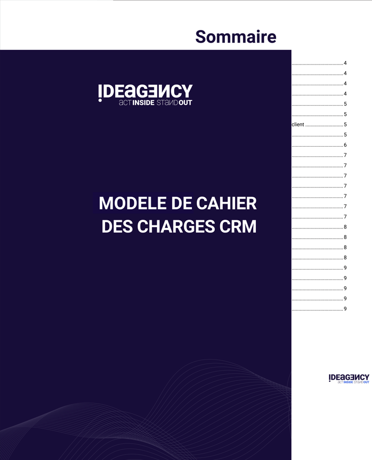 modèle de cahier des charges crm-1